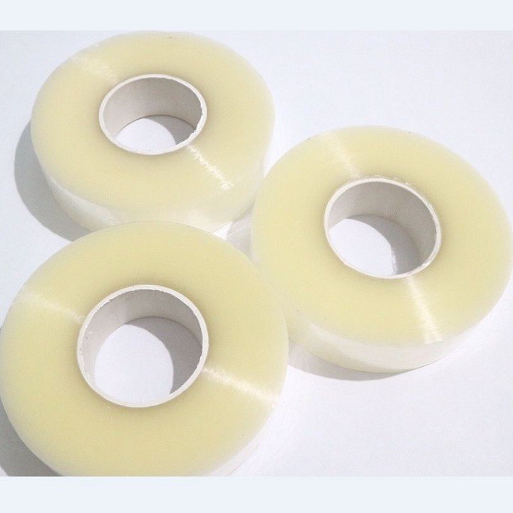 Combo 6 Cuộn Băng Dính trắng Lõi Mỏng Nhất 2,4mm Nặng Chính Xác 1Kg Cuộn
