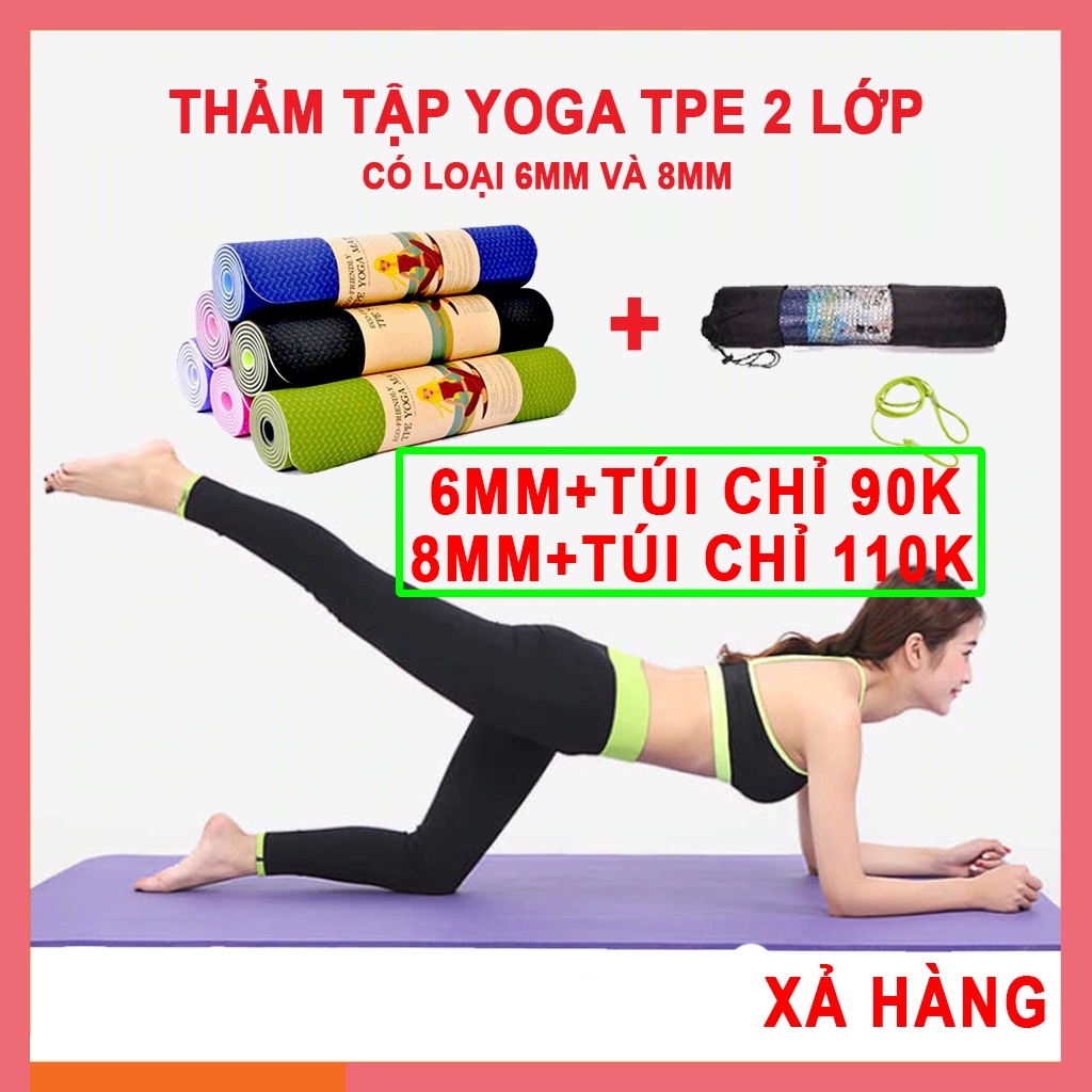 Thảm tập Yoga Thảm tập gym - Xả từ 90K