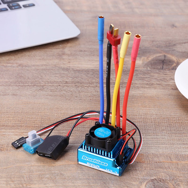 Cảm biến không chổi than ESC 120A cho 1/8 ô tô / Xe tải mô hình RC điều khiển điện tử