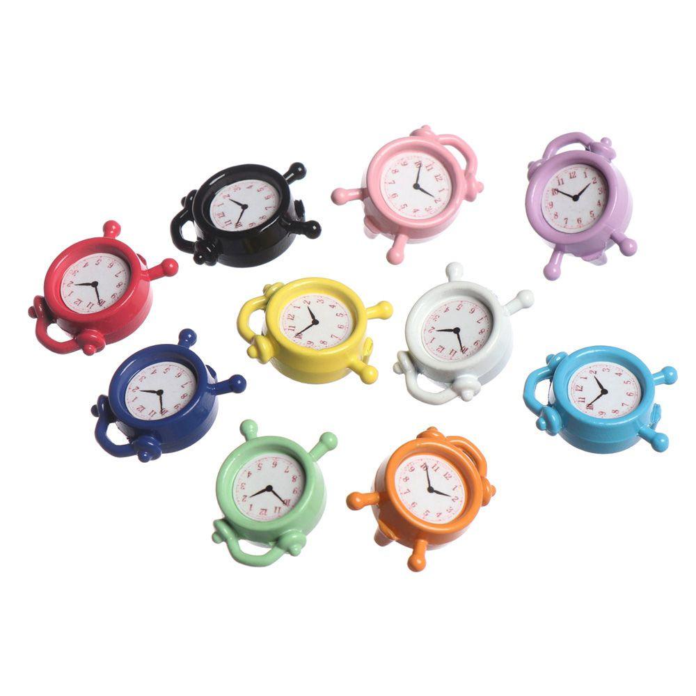 Đồng Hồ Báo Thức Mini 10 Màu Tỉ Lệ 1: 12