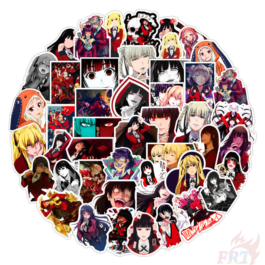 100Pcs/Set ❉ Kakegurui - Series B Anime Stickers ❉ Jabami Yumeko Waterproof DIY Fashion Doodle Decals Stickers