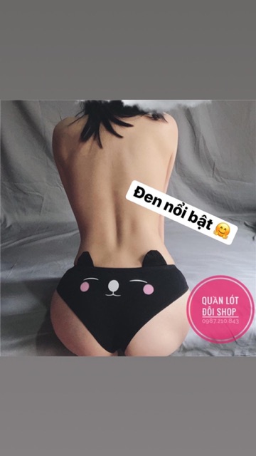 Quần sịp nữ tai mèo khoét mông sâu cao eo | BigBuy360 - bigbuy360.vn