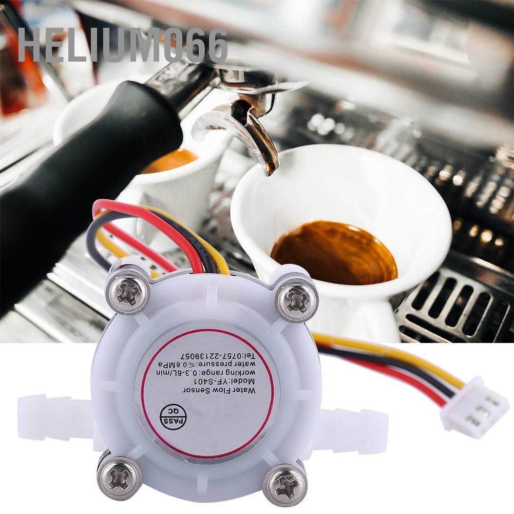 Hàng giao ngay Điều khiển cảm biến hiệu ứng dòng chảy Water Hall Lưu lượng kế với Barb Joint 1 cái