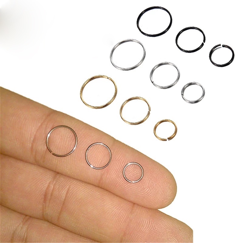 1 Khuyên Mũi 6/8/10mm Thép Không Gỉ Thời Trang Unisex