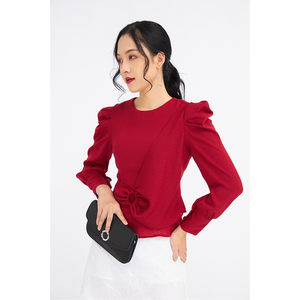 [Mã WABRM50 giảm 15% đơn 99k] Áo sơmi dài tay nhún tròn eo ASA0878 - 20Again | BigBuy360 - bigbuy360.vn