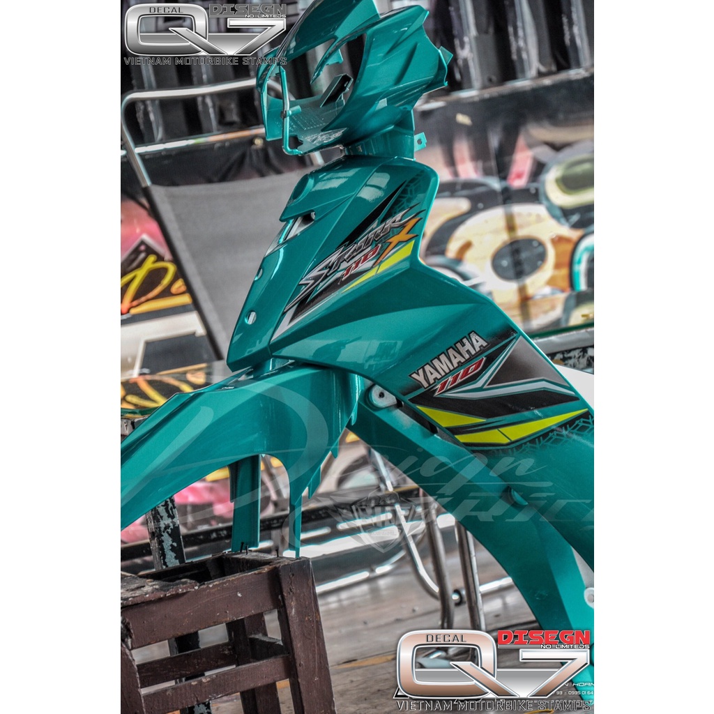 Tem Rời Sirius 110 Xanh Bạc