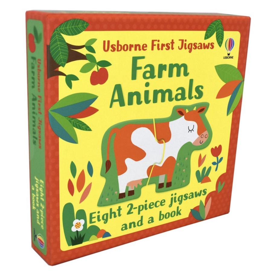 Sách - Anh: Usborne First Jigsaws: Farm Animals