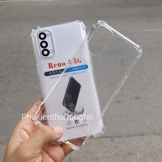 RENO 4 4G - Ốp chống sốc OPPO RENO 4 4G hàng dày loại 1 - chống sốc chống va đập