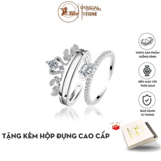 Nhẫn vương miện đính đá sang trọng ANTA Jewelry - ATA0012