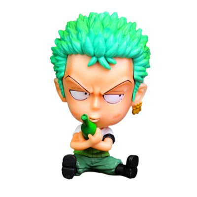 ẢNH THẬT] Mô hình Roronoa Zoro Chibi Cao 9 cm -Tượng Figure One Piece