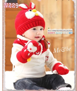 Set mũ len và khăn choàng cổ