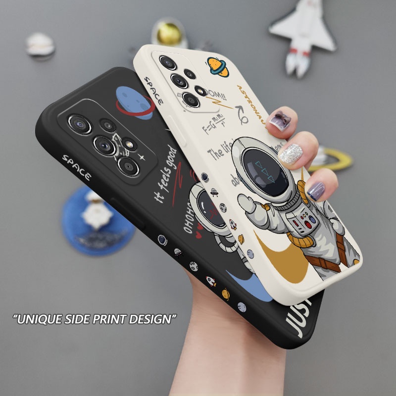 Ốp Điện Thoại Thiết Kế Hình Phi Hành Gia Cho Samsung Galaxy A73 A13 A23 4G 5G