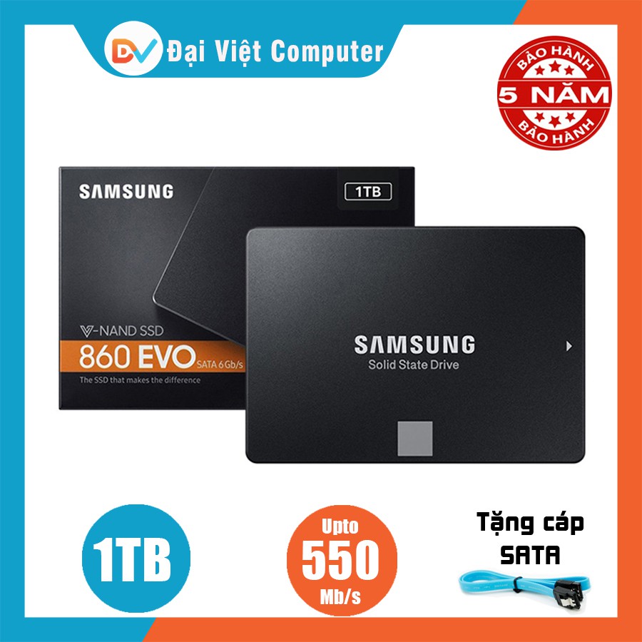 Ổ cứng SSD samsung 2TB 1TB 500GB 250GB 860 Evo SATA III 2.5 inch