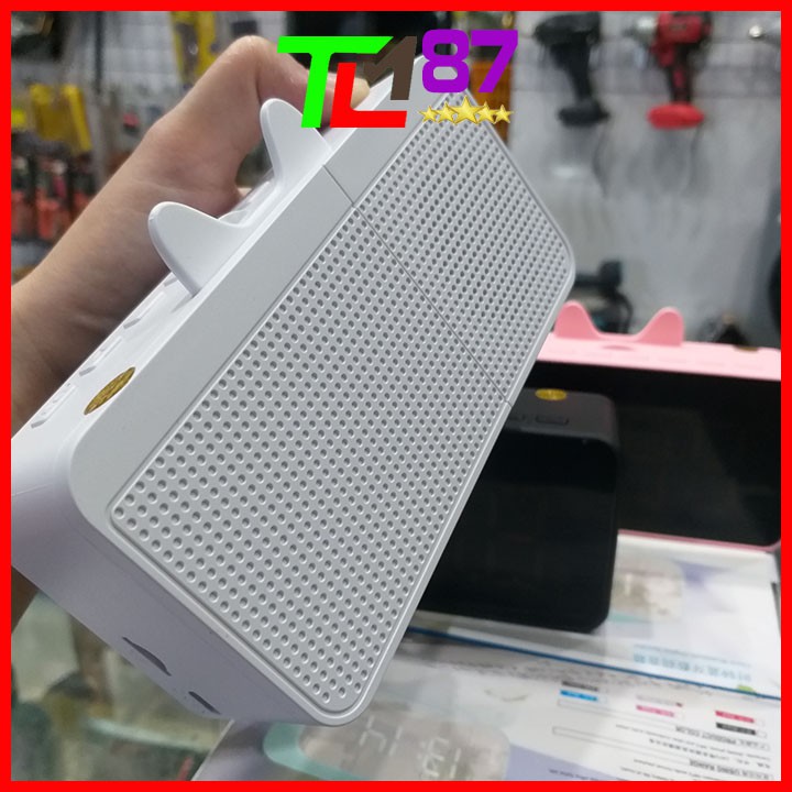 Loa Nghe Nhạc Không Dây Bluetooth Q6, Q9 Có Đồng Hồ - Loa Đồng Hồ Để Bàn Blutooth Mini Cute Dễ Thương Giá Rẻ