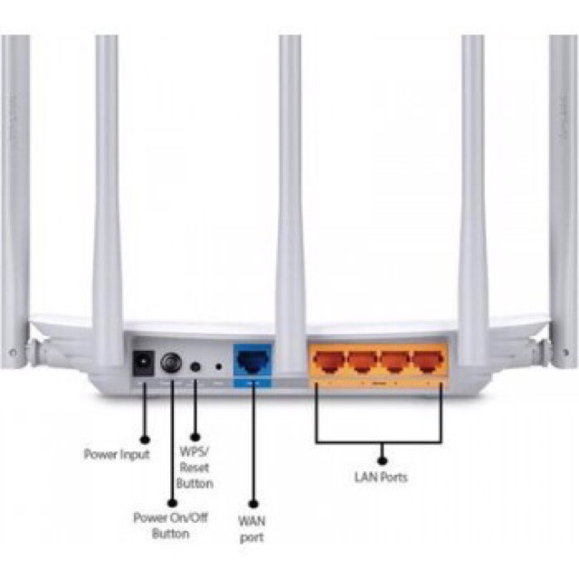 Router wifi TP-LINK Archer C60, tplink C60 chuẩn AC1350 - Hàng Chính Hãng