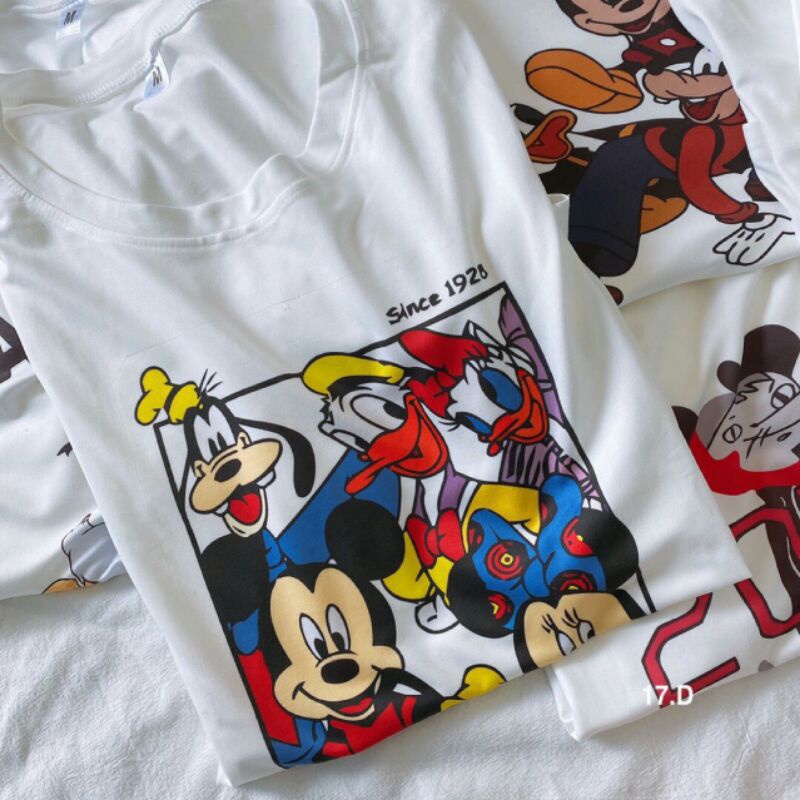 ÁO THUN MICKEY SIÊU ĐẸP ĐỦ SIZE CAO CẤP