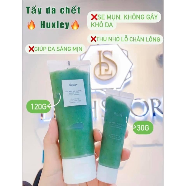 Mặt Nạ Tẩy Tế Bào Chết Huxley 30g Scrub Mask : Sweet Therapy