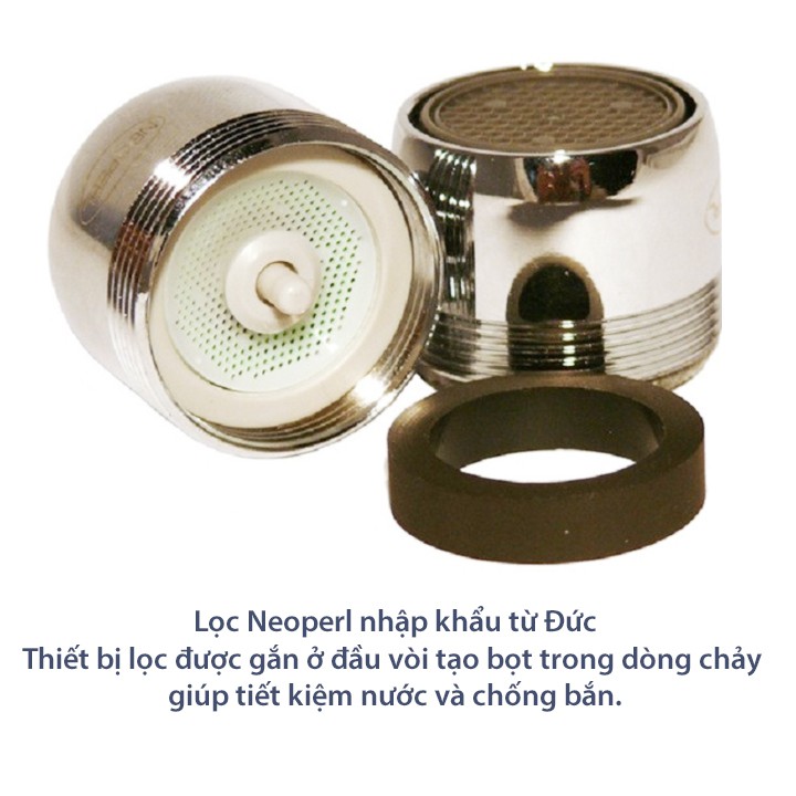 Củ sen tắm nóng lạnh Rapido RS-01 - Bảo hành 3 năm