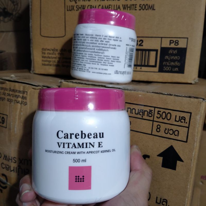 KEM DƯỠNG DA CAREBEAU VITAMIN E - HỒNG 500G ( THÁI LAN )