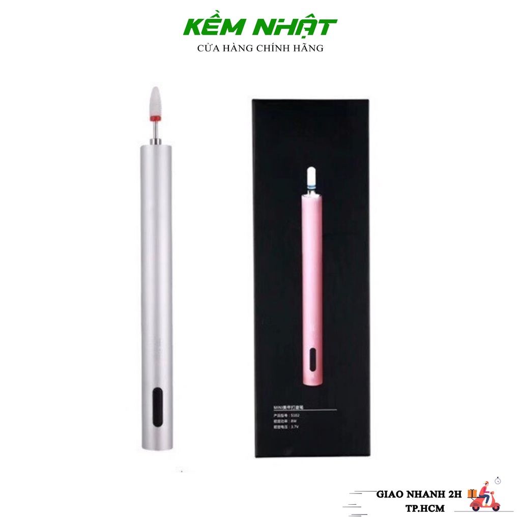 Máy Mài Móng Mini STE-S102 Tích Điện, Đổi Chiều, Có Led - Màu Ngẫu Nhiên