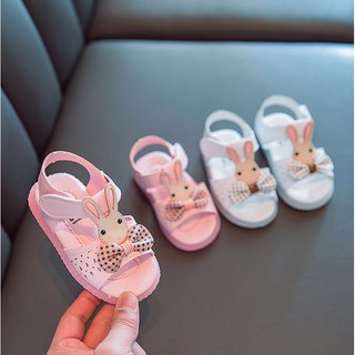 SANDAL THỎ DÉP QUAI HẬU CHO BÉ GÁI TỪ 1 ĐẾN 4 TUỔI HÀNG QUẢNG CHÂU CHẤT ĐẸP