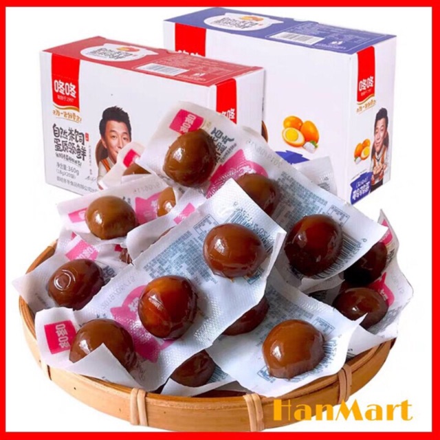 Trứng cút muối vỉ 3 quả