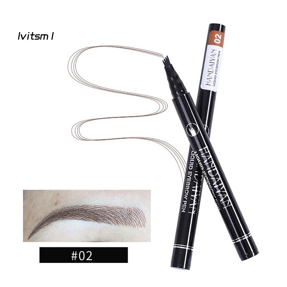 Bút kẻ mày dạng phẩy sợi nét thanh mảnh tự nhiên kháng nước lâu trôi | BigBuy360 - bigbuy360.vn