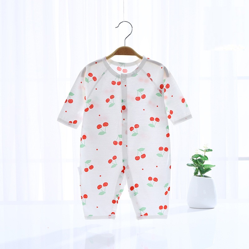 Bodysuit, body liền thân dài tay hè thu cotton cho bé trai và bé gái sơ sinh từ 3-14kg, hàng đẹp xuất Hàn