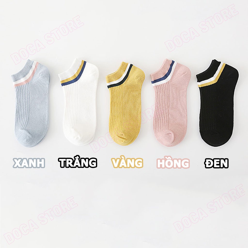 Vớ nữ cổ sọc phối màu dễ thương TN43