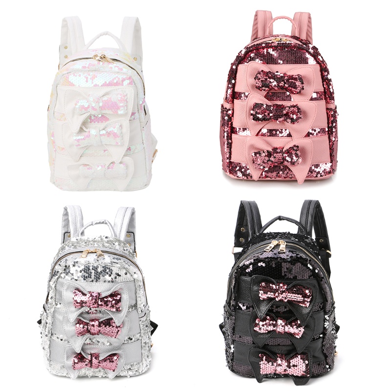 Ba Lô Mini Đính Cườm Lấp Lánh Xinh Xắn Dành Cho Nữ