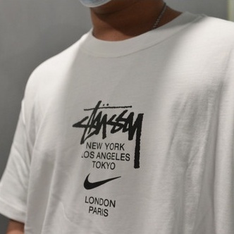 Áo thun Nike Swoosh x Stussy +++DD3343-010-121-341+++ Chính Hãng cho Nam