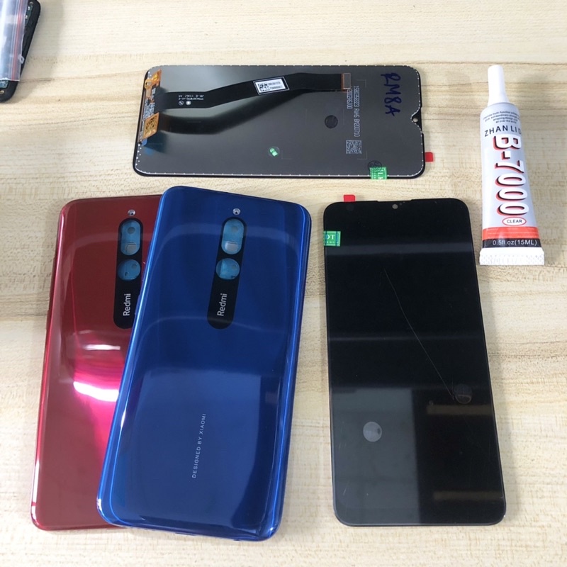 Combo Màn Hình + Bộ Vỏ Xiaomi Redmi 8 Zin Tặng Kèm Keo Dán B7000