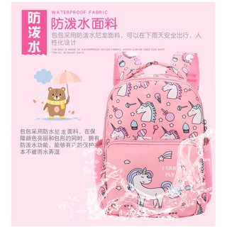 Balo kỳ lân hồng waterproof