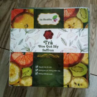 Combo  Trà  sấy  hoa quả  Saffron