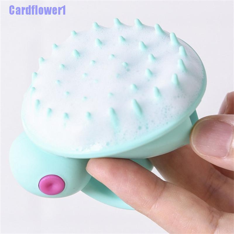 (Hàng Mới Về) Dụng Cụ Mát Xa Da Đầu Bằng Silicone Tiện Lợi