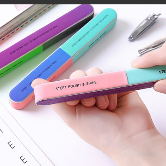 Dụng cụ làm móng 7 bước - dũa móng tay
