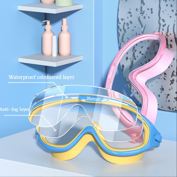 Swimming Glasses Swim Goggles Professional Anti-Fog Uv Protection for Kids Waterproof Eyewear