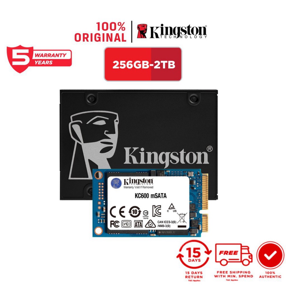 Ổ cứng SSD Kingston 512Gb KC600 Sata3 2.5 - SKC600/512G