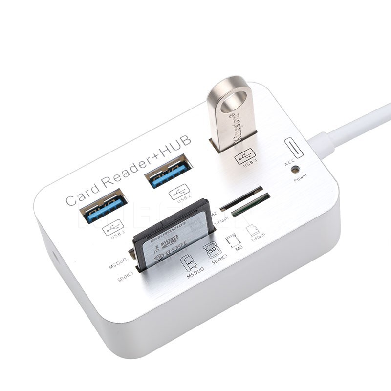 Bộ chia cổng USB tích hợp đầu đọc thẻ nhớ