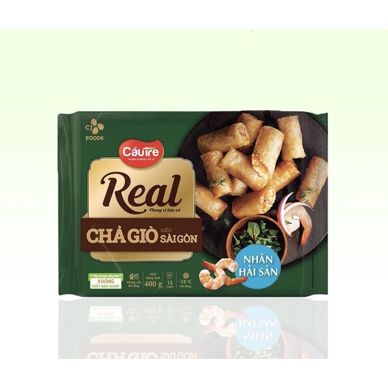 Chả Giò Real Hải Sản Cầu Tre 400g
