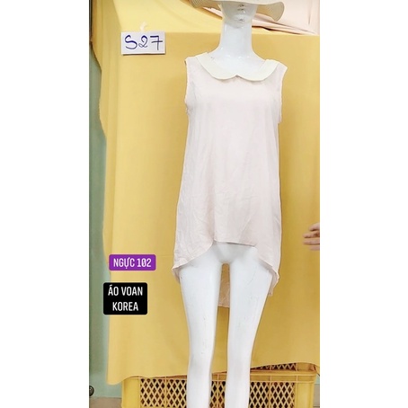 áo voan cổ sen vạt mullet.S27