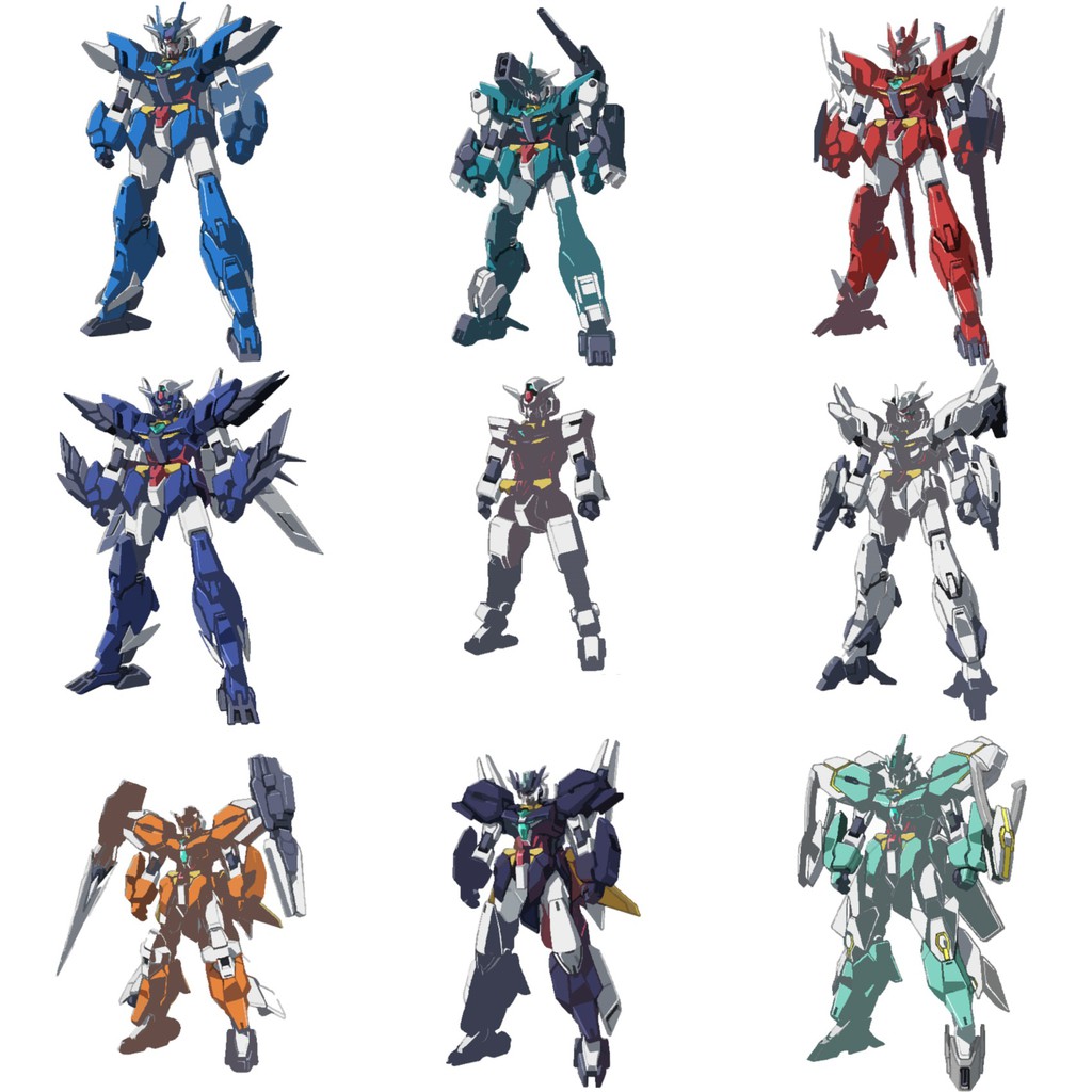 MÔ HÌNH GUNDAM HG DABAN CORE I II MERCUONE VEETWO EARTHREE MARSFOURS JUPITIVE SATURNIX URAVEN NEPTEIGHT UNIT & WEAPONS