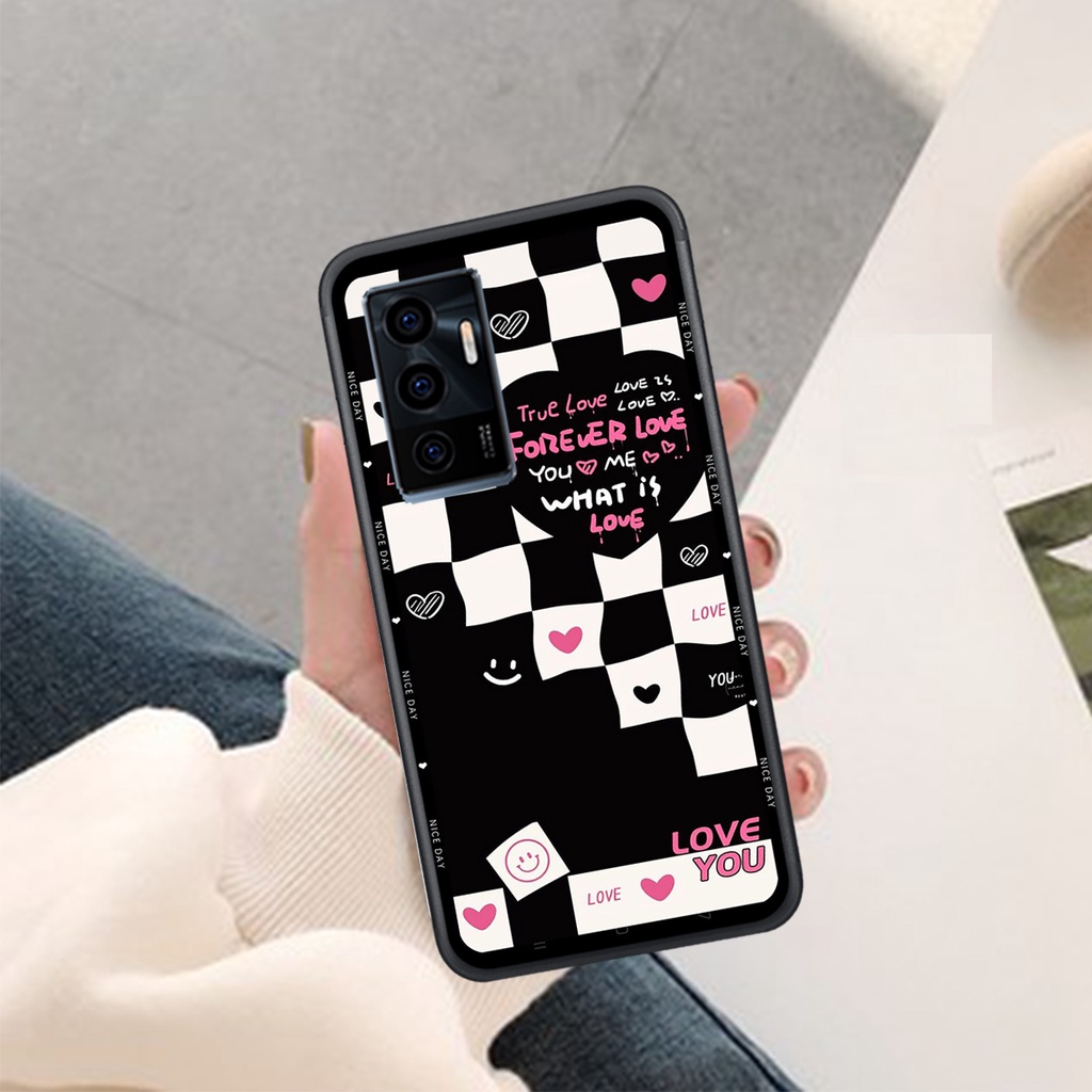 Ốp Lưng VIVO Y21 - Y21S - Y33S - Y15S,  In Hình &quot;Black Heart&quot; Phong Cách Đẹp.