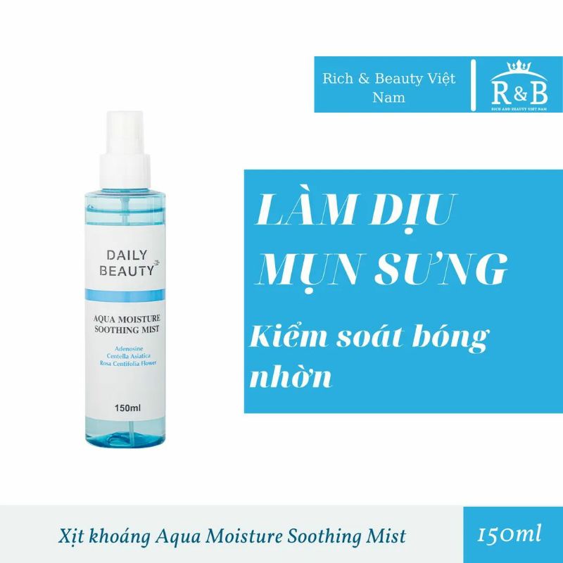Xịt Khoáng AQUA MOISTURE  SOOTHING MIST Hàn Quốc | BigBuy360 - bigbuy360.vn