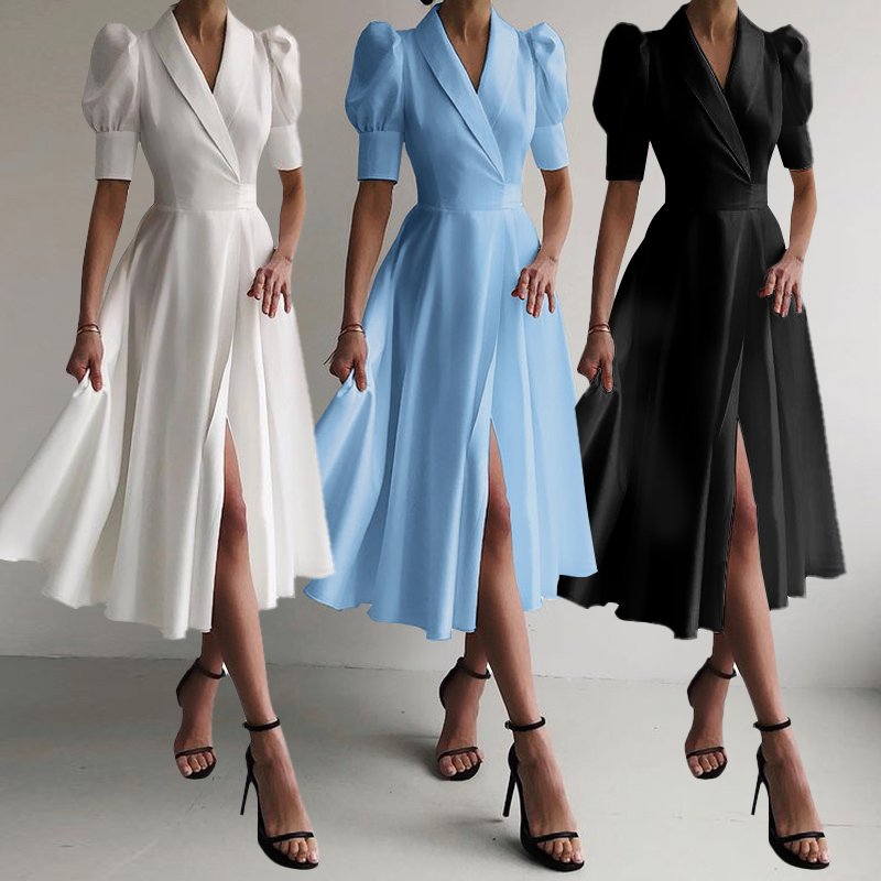 Đầm Celmia Cho Nữ Tay Ngắn Cổ Chữ V Thời Trang Quyến Rũ | BigBuy360 - bigbuy360.vn