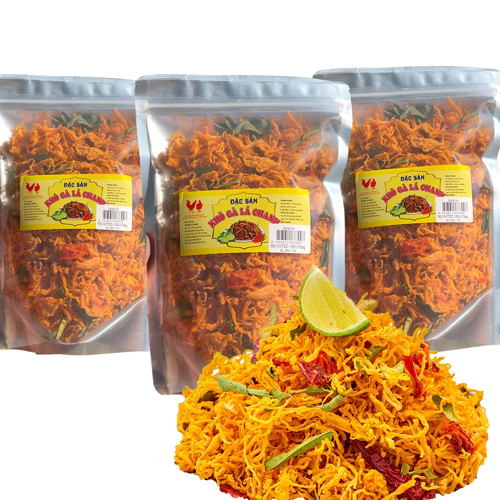 1kg Khô gà lá chanh IMINT FOOD làm từ 100% ức gà và các gia vị siêu ngon đồ ăn vặt