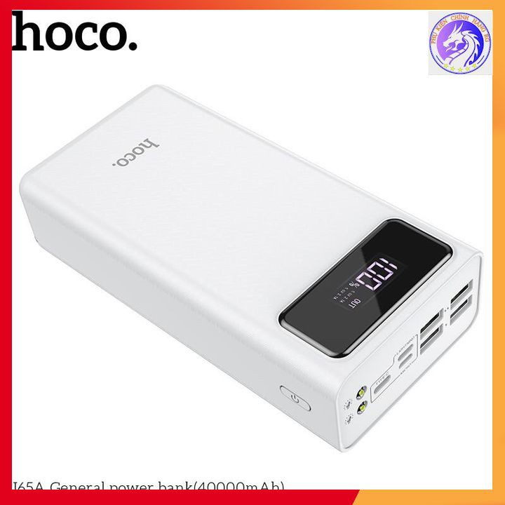 Pin Sạc Dự Phòng Chính Hãng Hoco J65A 40.000 Mah 4 Cổng USB 2.0A Có Đèn Led - Pin Trâu - Siêu Khủng