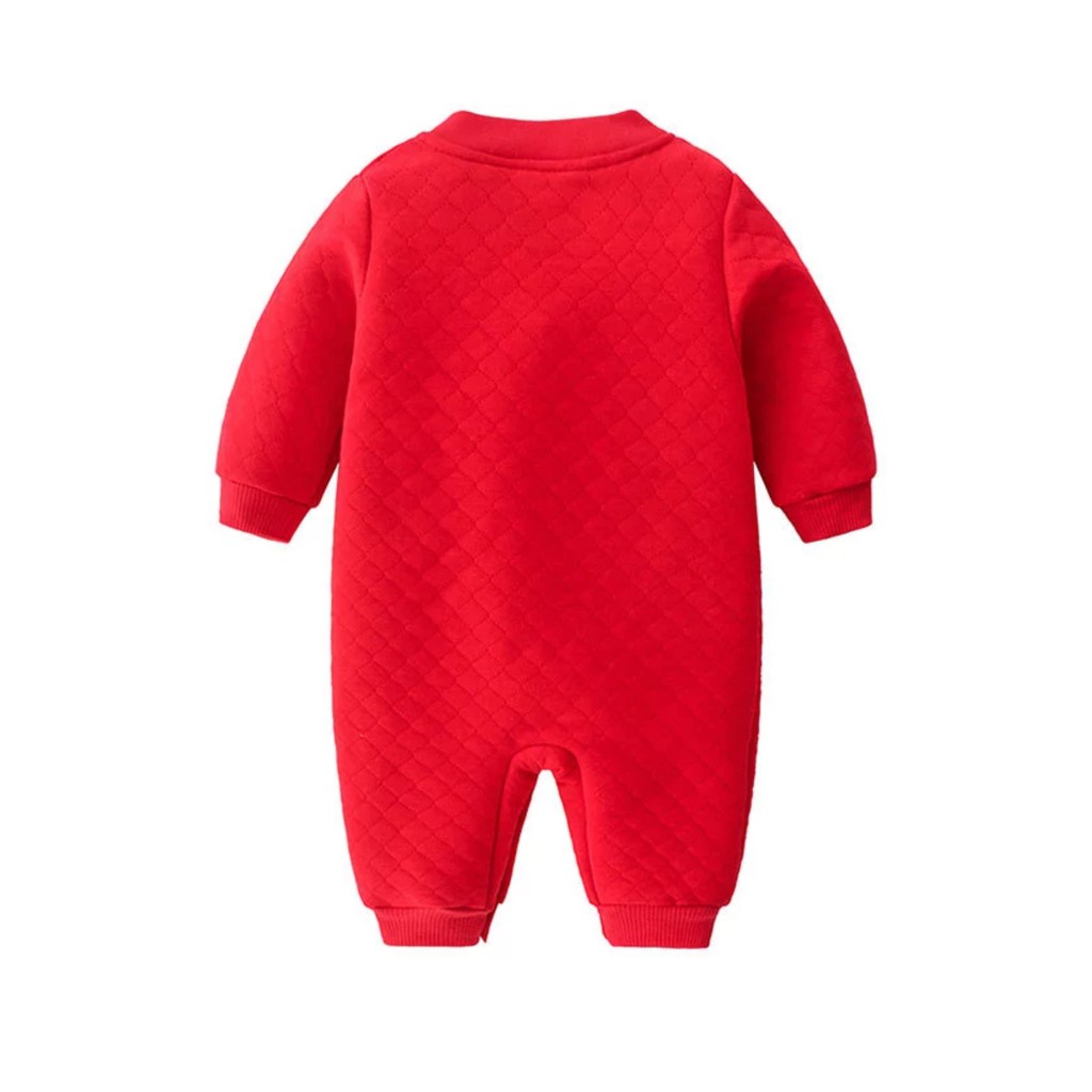 Body liền thân trần bông, bodysuit dài tay cotton cho bé trai và bé gái sơ sinh từ 3-15kg-BD45