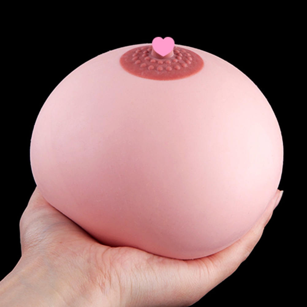 Đồ Chơi Nắn Bóp Đàn Hồi Giảm Stress Hình Ngực Boob 9.5cm