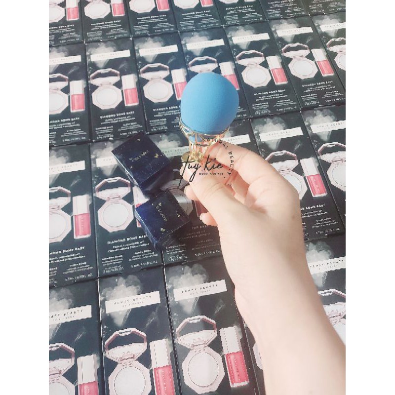 [ Gift Hãng 100% ] Khay Đựng Bông/ Bông Mút Tán Nền Của Ecte Lâudo